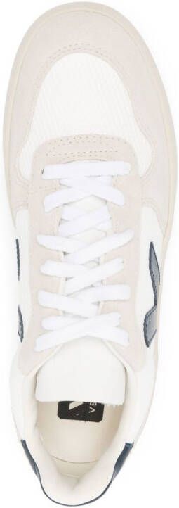 VEJA V-10 panelled lace-up sneakers White