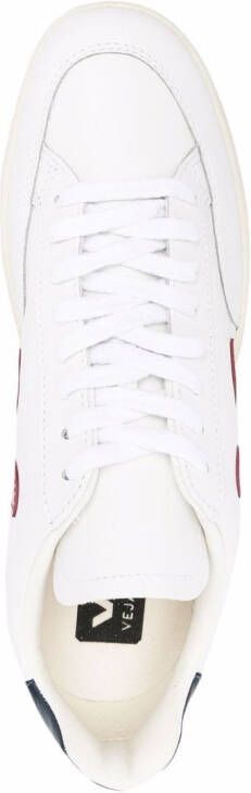 VEJA V-12 panelled lace-up sneakers White