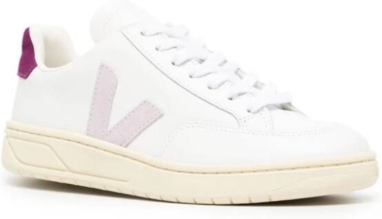 VEJA V-12 panelled sneakers White