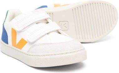 VEJA V-12 touch-strap leather sneakers White