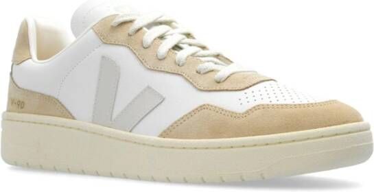 VEJA V-90 leather sneakers White
