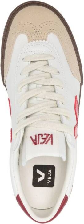 VEJA Volley panelled leather sneakers White
