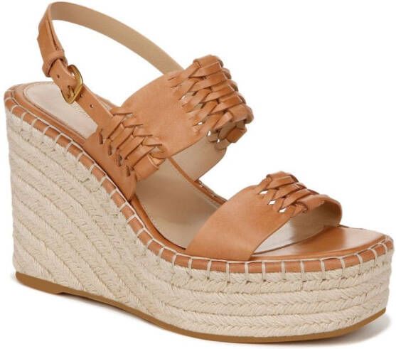 Veronica Beard Riya wedge sandals Brown