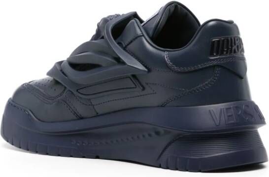 Versace Odissea chunky leather sneakers Blue