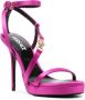 Versace 110mm Medusa satin sandals Pink - Thumbnail 2