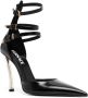Versace 120mm pointed-toe leather sandals Black - Thumbnail 2