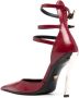 Versace 120mm pointed-toe leather sandals Red - Thumbnail 3