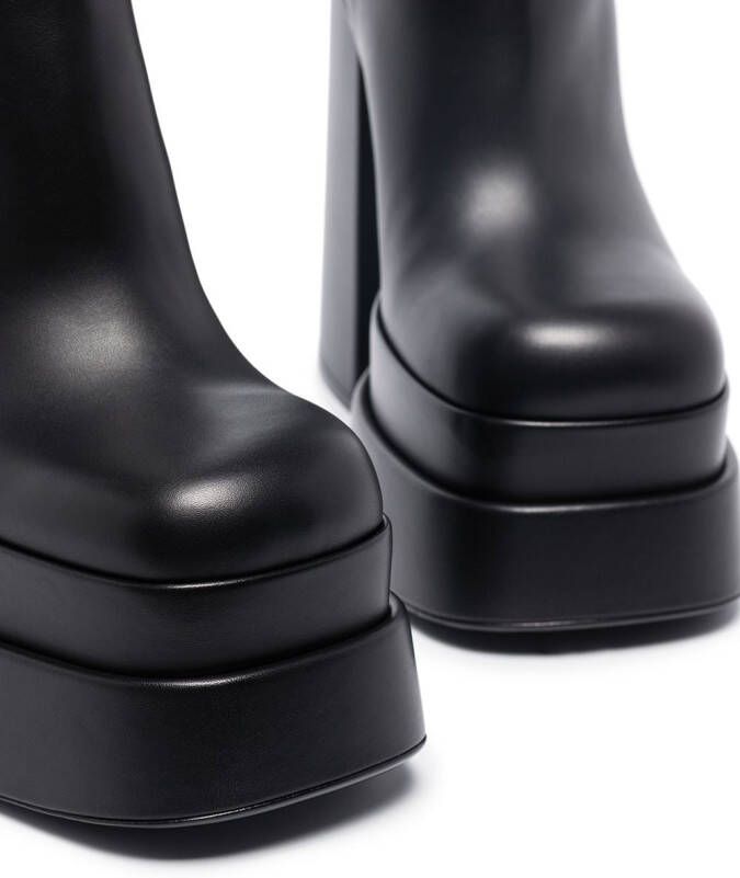 Versace 155mm platform boots Black