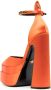 Versace Aevitas 110mm platform pumps Orange - Thumbnail 3