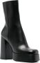 Versace Aevitas 120mm single-platform boots Black - Thumbnail 1
