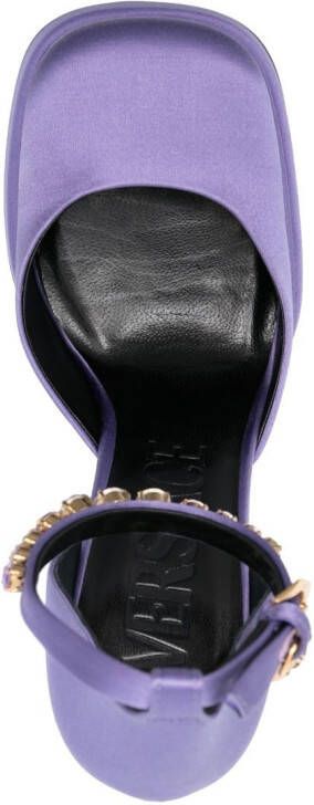 Versace Aevitas 160mm platform Medusa-charm pumps Purple