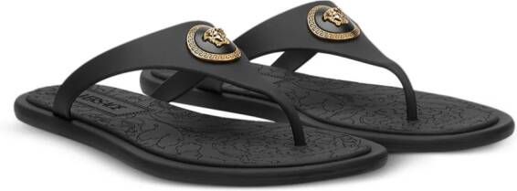 Versace Alia flip flops Black