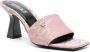 Versace Allover 80mm logo-jacquard mules Pink - Thumbnail 2