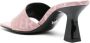 Versace Allover 80mm logo-jacquard mules Pink - Thumbnail 3
