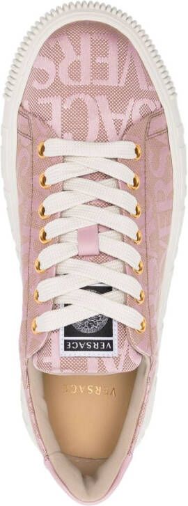 Versace Allover Greca sneakers Pink