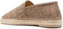 Versace Allover leather espadrilles Brown - Thumbnail 3