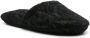 Versace Barocco cotton blend slippers Black - Thumbnail 2