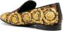 Versace Baroccodile-print satin slippers Yellow - Thumbnail 3