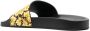 Versace Baroque-print rubber slides Black - Thumbnail 3