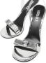 Versace Gianni Ribbon 110mm metallic sandals Silver - Thumbnail 5