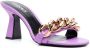 Versace chain-link mule sandals Purple - Thumbnail 2