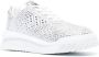 Versace crystal-embellished lace-up sneakers White - Thumbnail 2