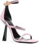 Versace Crystal Safety Pin 125mm sandals Pink - Thumbnail 2
