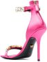 Versace 110mm crystal-embellished satin sandals Pink - Thumbnail 3
