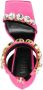 Versace 110mm crystal-embellished satin sandals Pink - Thumbnail 4