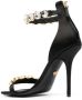 Versace 110mm crystal-embellished satin sandals Black - Thumbnail 3