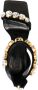 Versace 110mm crystal-embellished satin sandals Black - Thumbnail 4