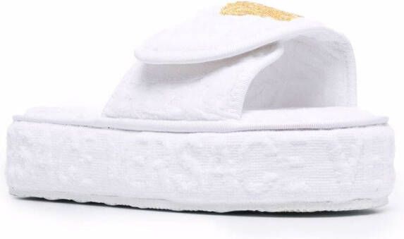 Versace Allover slippers White