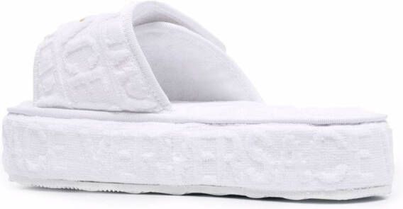 Versace Allover slippers White