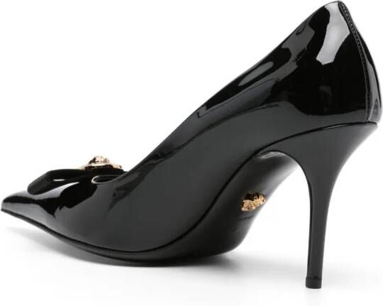 Versace Gianni 80mm leather pumps Black