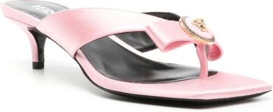 Versace Gianni Ribbon 45mm mules Pink