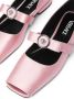 Versace Gianni Ribbon ballerina shoes Pink - Thumbnail 4