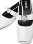 Versace Gianni Ribbon ballerina shoes White - Thumbnail 4