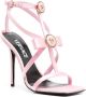 Versace Gianni Ribbon satin cage sandals Pink - Thumbnail 2