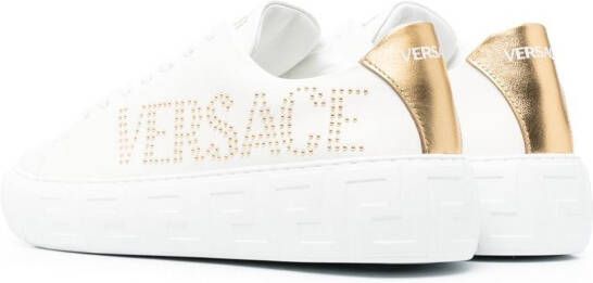 Versace Goddess Greca low-top sneakers White
