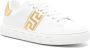 Versace Greca-embroidered leather sneakers White - Thumbnail 2