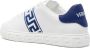 Versace Greca-embroidery leather sneakers White - Thumbnail 3