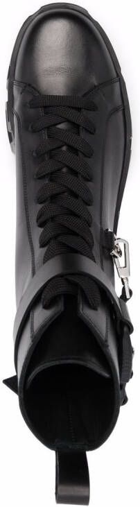 Versace Greca Labyrinth ankle boots Black