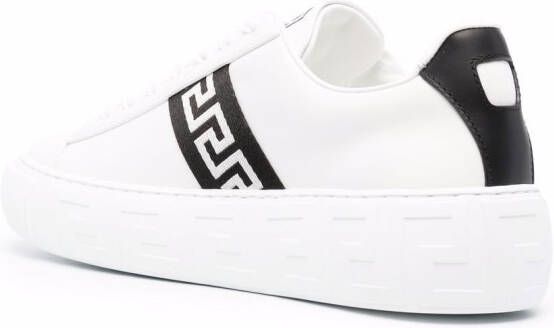 Versace Greca lace-up sneakers White
