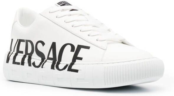 Versace Greca logo-print low-top sneakers White