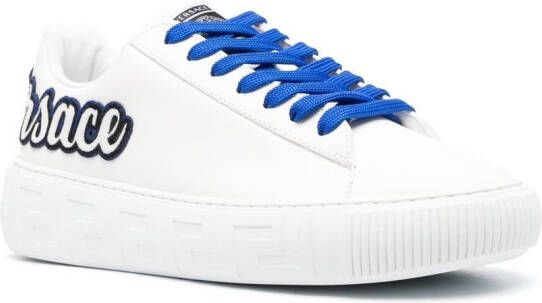 Versace Greca logo-print sneakers White