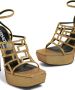 Versace Greca Maze crystal-embellished sandals Neutrals - Thumbnail 2