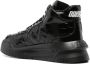 Versace Greca Odissea leather high-top sneakers Black - Thumbnail 3