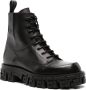 Versace Greca Portico leather boots Black - Thumbnail 2