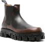Versace Greca Portico leather Chelsea boots Brown - Thumbnail 2