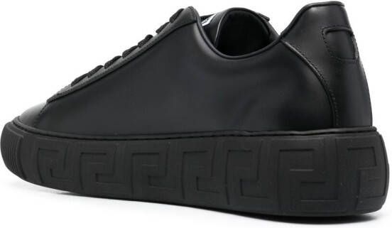 Versace Greca-sole logo sneakers Black